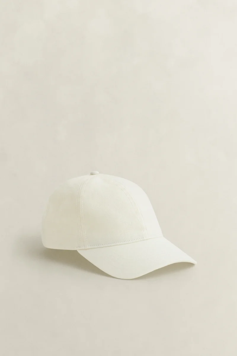 GANT Linen Cap - Cream