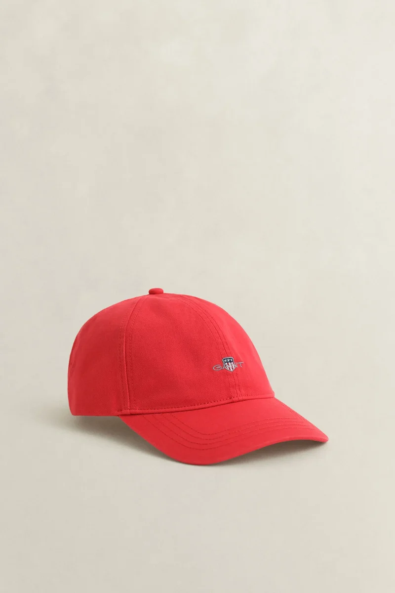 GANT Shield Cotton Twill Cap - Rose Red