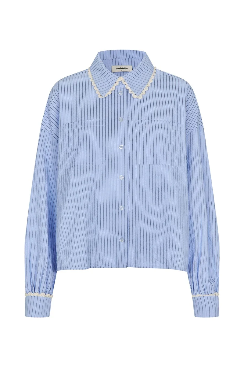 ModströM - Danjamd Shirt 59368 - 10920 - Blue White Stripe