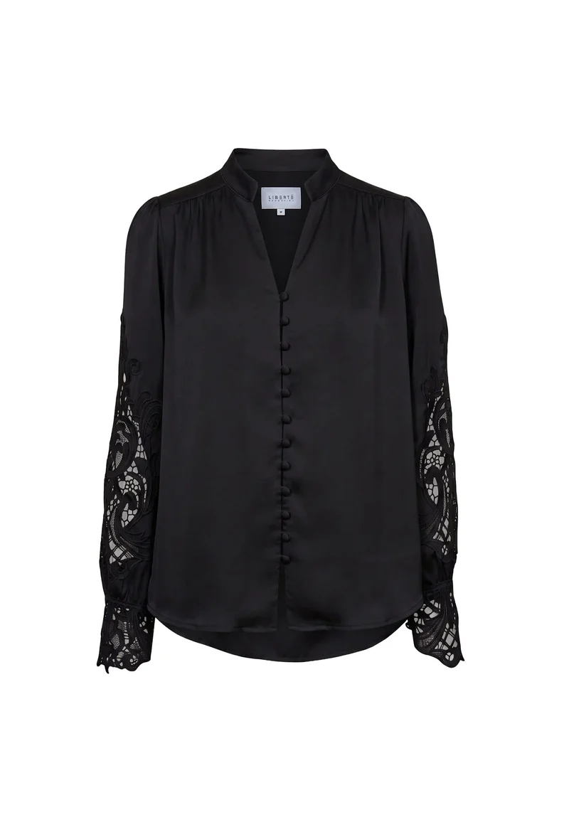 Liberte - Rigmor Ls Blouse 22307 - Black