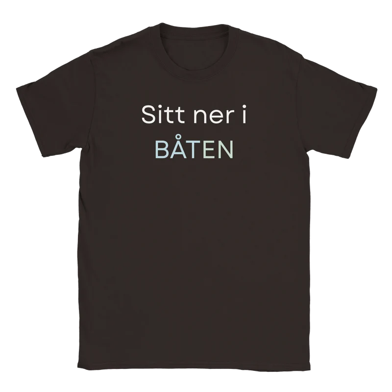 T-shirt - Sitt ner i båten