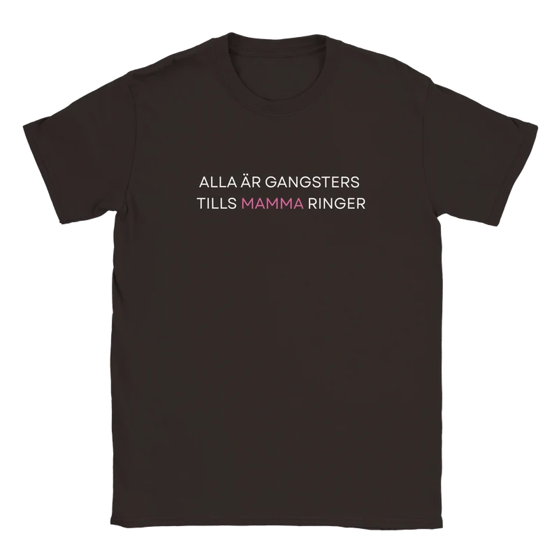 T-shirt - Alla är gangsters