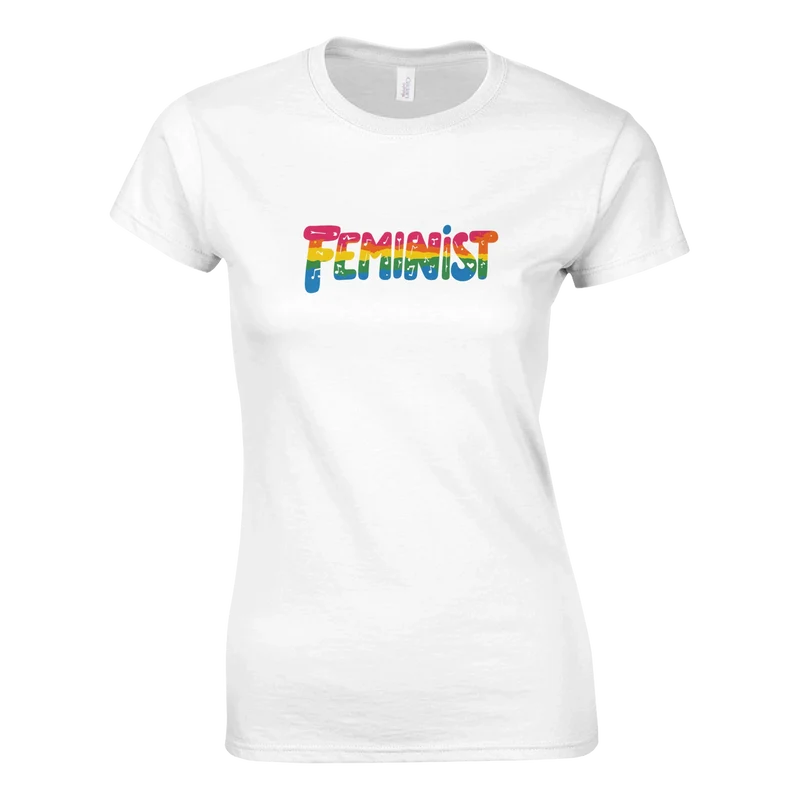 T-shirt - Regnbågsfeminist