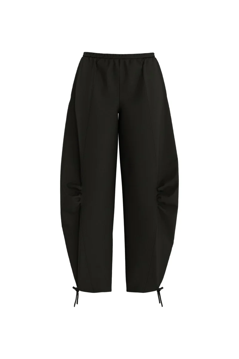 Hypedrop - Hdfarah Barrel Pants 32001194 - 5269164 - Black