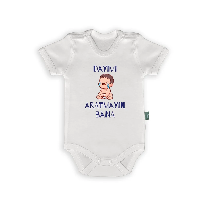 Rompertje met Tekst – “Dayımı Aratmayın Bana” Grappige Babyromper – Cadeau voor de Beste Ooms