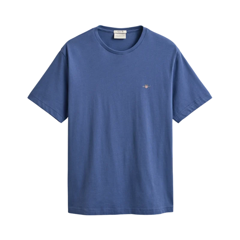Shield SS T-Shirt - Vintage Blue
