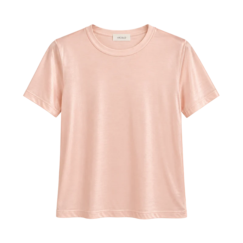T-Shirt - Acu Rosa Pallido