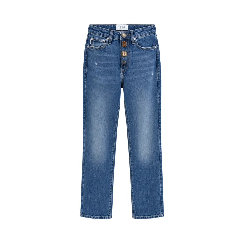 Pantalone - Denim Blu
