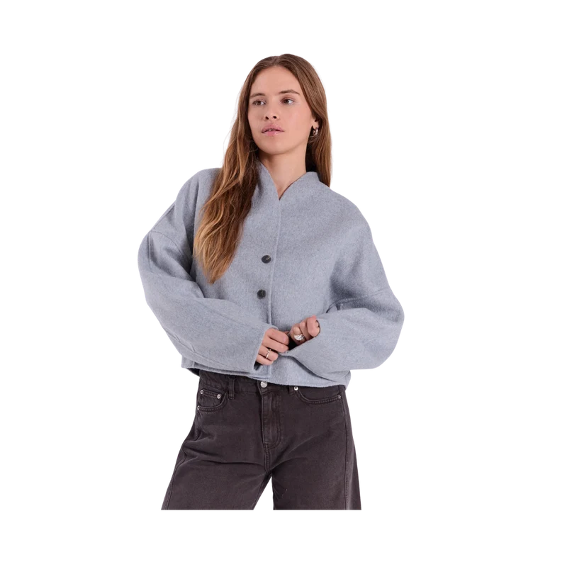 Evira Light Jacket - Light Grey Melange