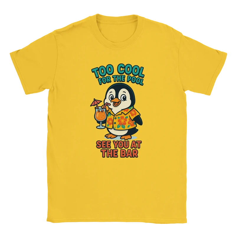 T-shirt - Too cool for the pool