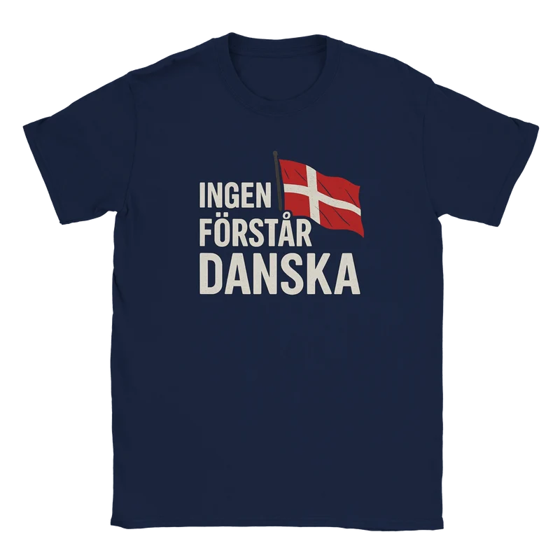 T-shirt - Ingen förstår danska