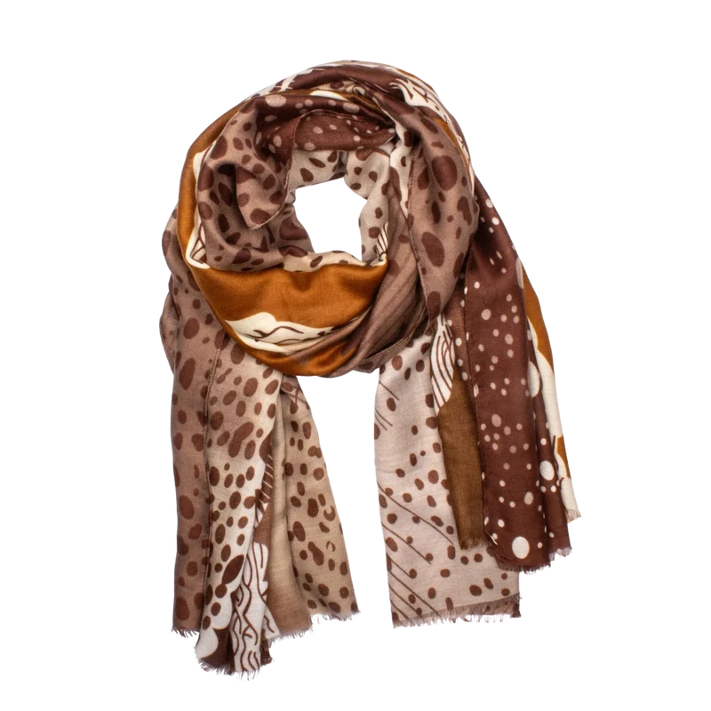 Estirol Scarf - Brown