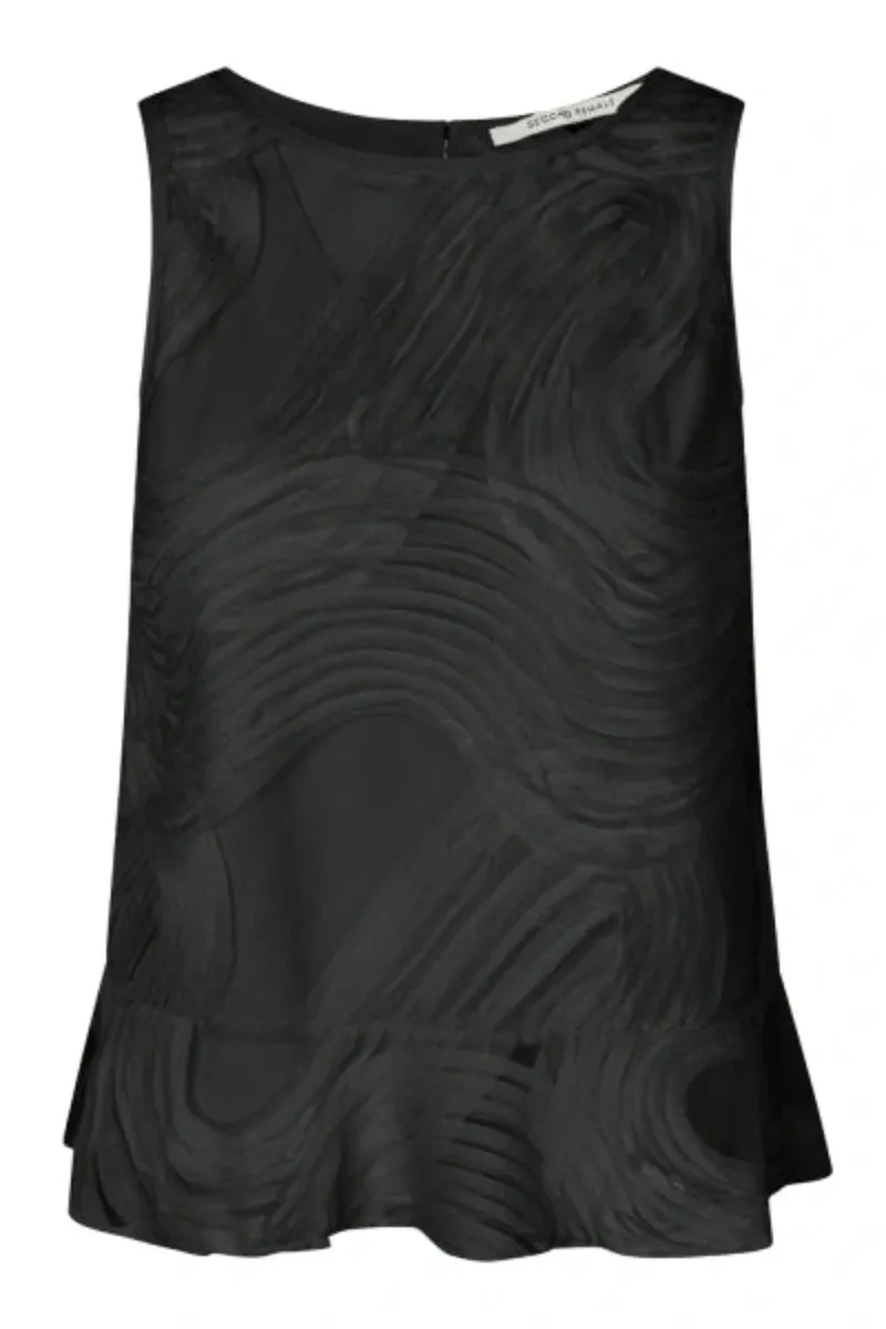 Second Female - Soalie Top 61088 - 8001 Black