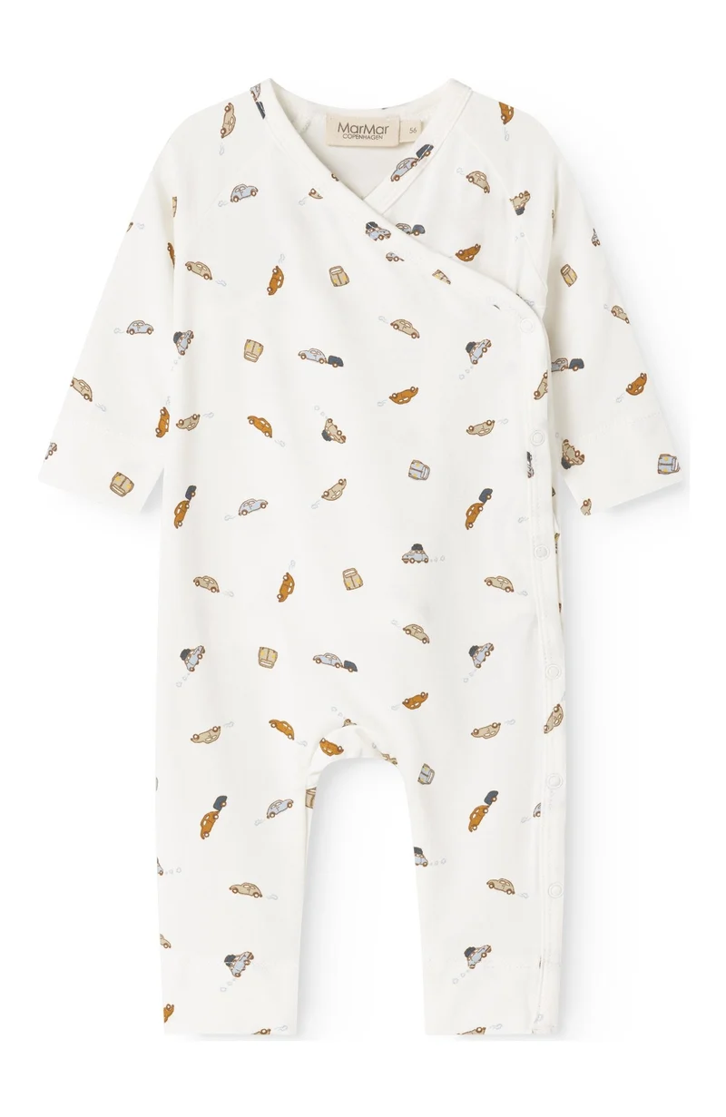 Rulo Modal Smooth Print Romper - Cars