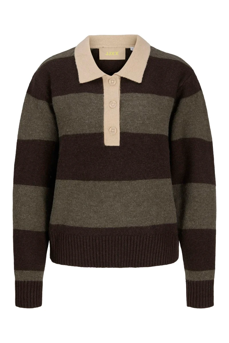 Jjxx - Jxruby Polo Neck Knit Sn - 5058805 Seal Brown