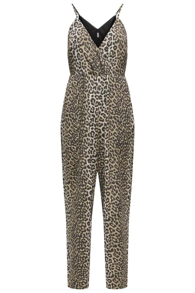 Only - Onlnova Life Elite Emza Jumpsuit - 4746249 Timber Wolf 631 Wildlife