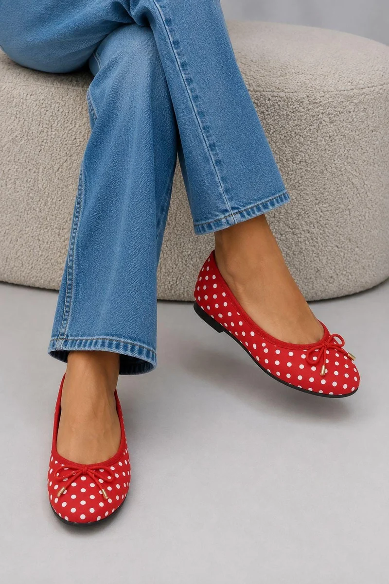 Bloom - Monarda Ballet Flats - Red