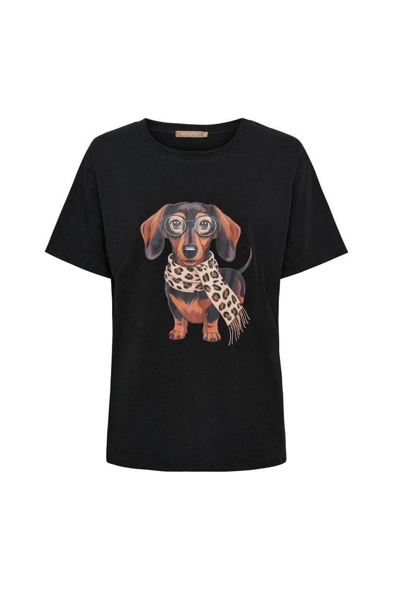 Marta Du Chateau - Mdcinge Tee 0532 - Black