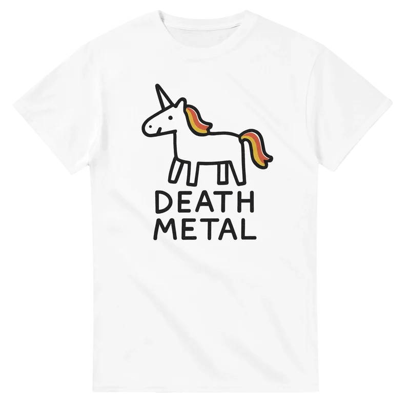 T-shirt – Death Metal Unicorn