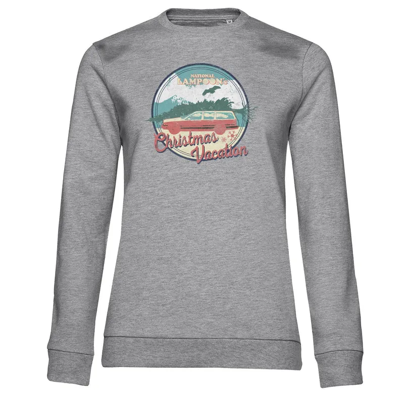 Lampoon's Christmas Vintage Patch Girly Sweatshirt