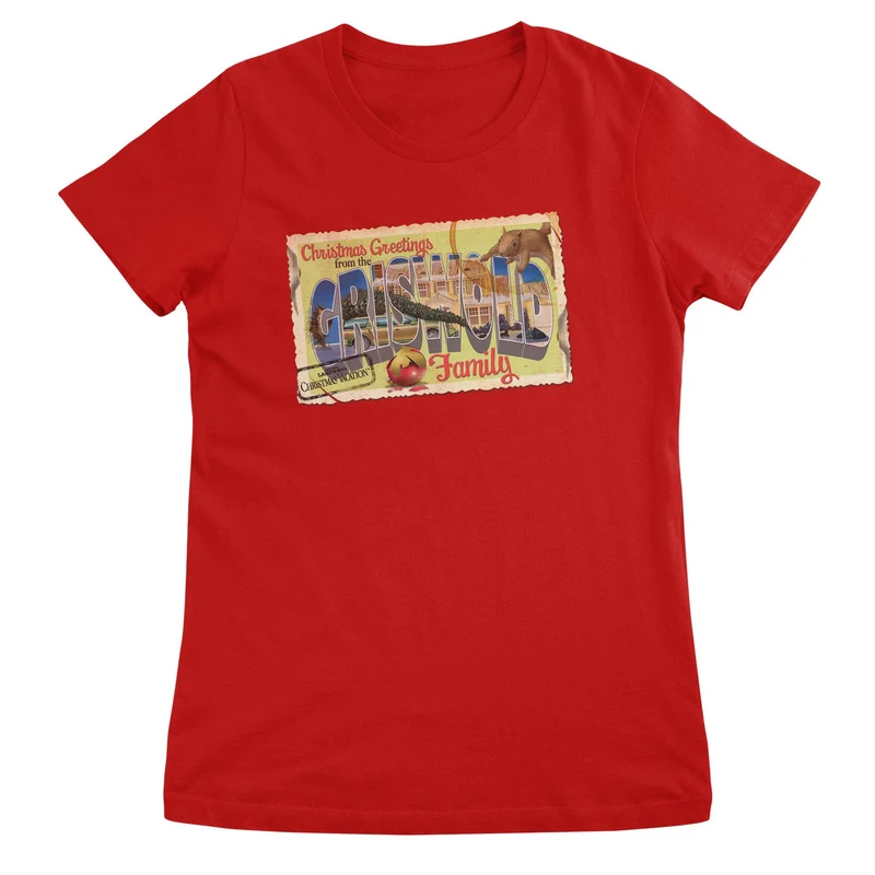 Christmas Greeting From The Griswold Family Girly Tee