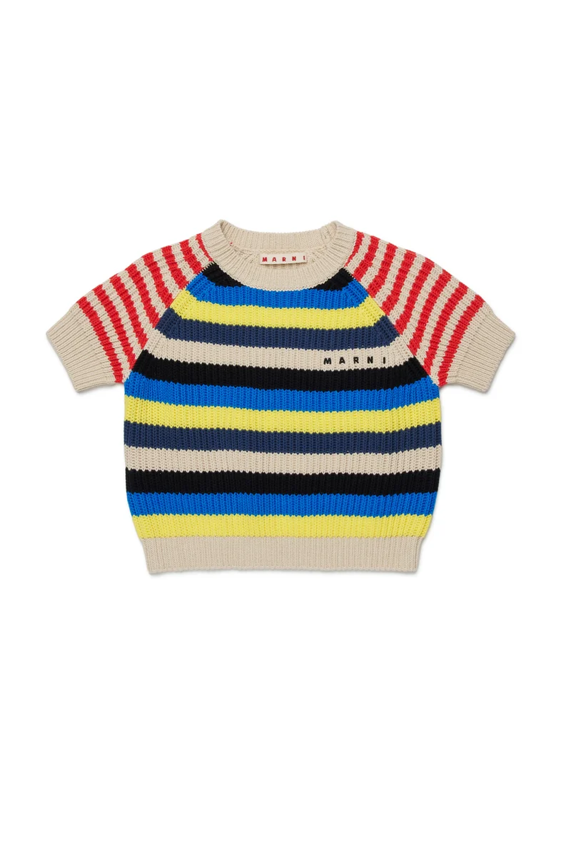 KNITTED STRIPED TOP