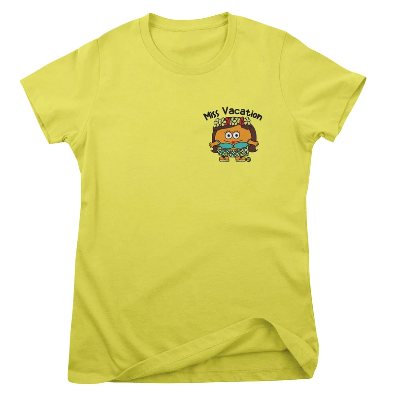 Miss Vacation - ToddArt Girly Tee