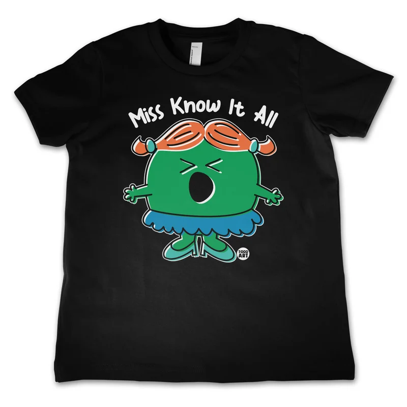 Miss Know It All - ToddArt Kids Tee
