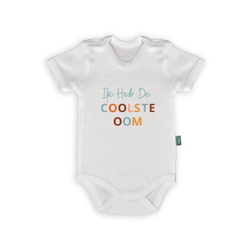 Rompertje met Tekst – “Ik heb de coolste Tante / Oom” – Kleurrijk Cadeau voor Ooms & Tantes
