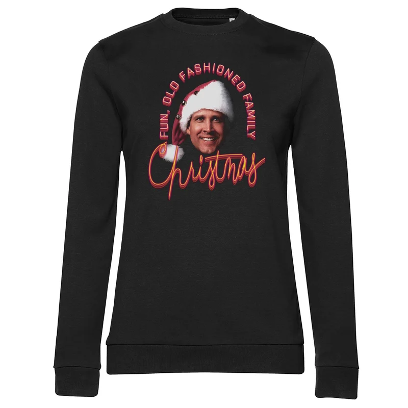 Fun Old Fashioned Christmas Neon Girly Sweatshirt