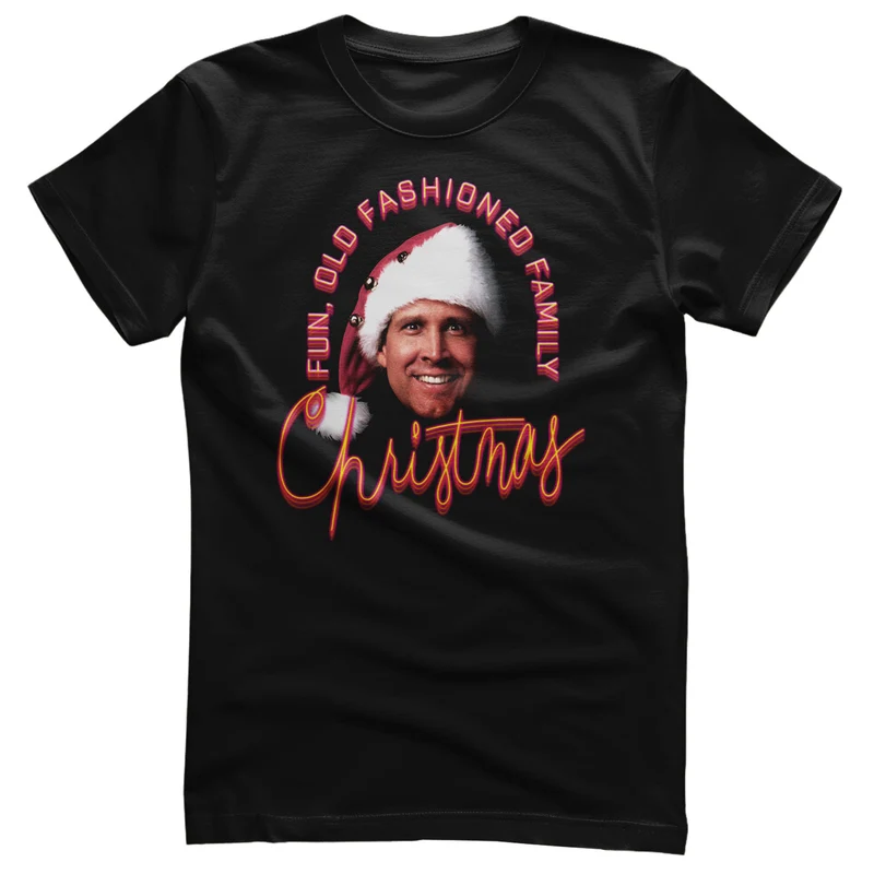 Fun Old Fashioned Christmas Neon T-Shirt