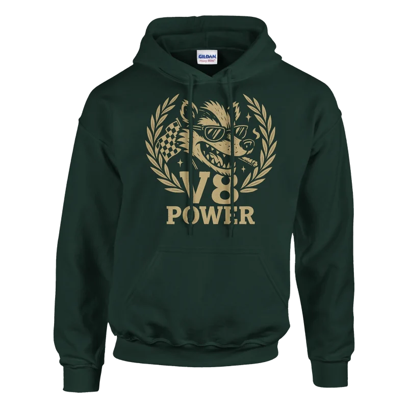 Hoodie - V8 Power Badger