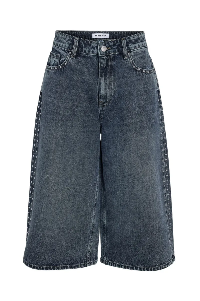 Noisy May - Nmoreon Windie Stud Jorts Az480Mb - 5126662 Medium Blue Denim Az480Mb