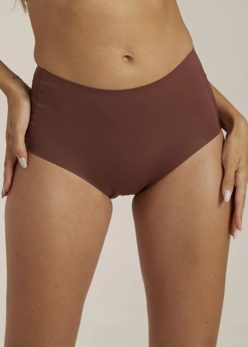 Femifemme - Invisible Highwaist Maxi Trusser - Velvet Chocolate