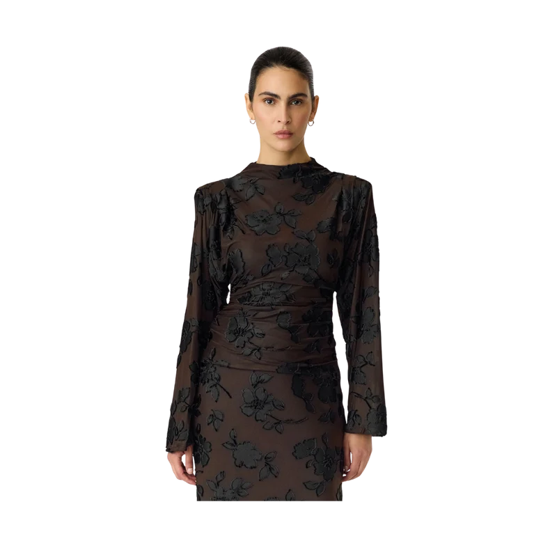YASMarena Batwing Top - Coffee Bean