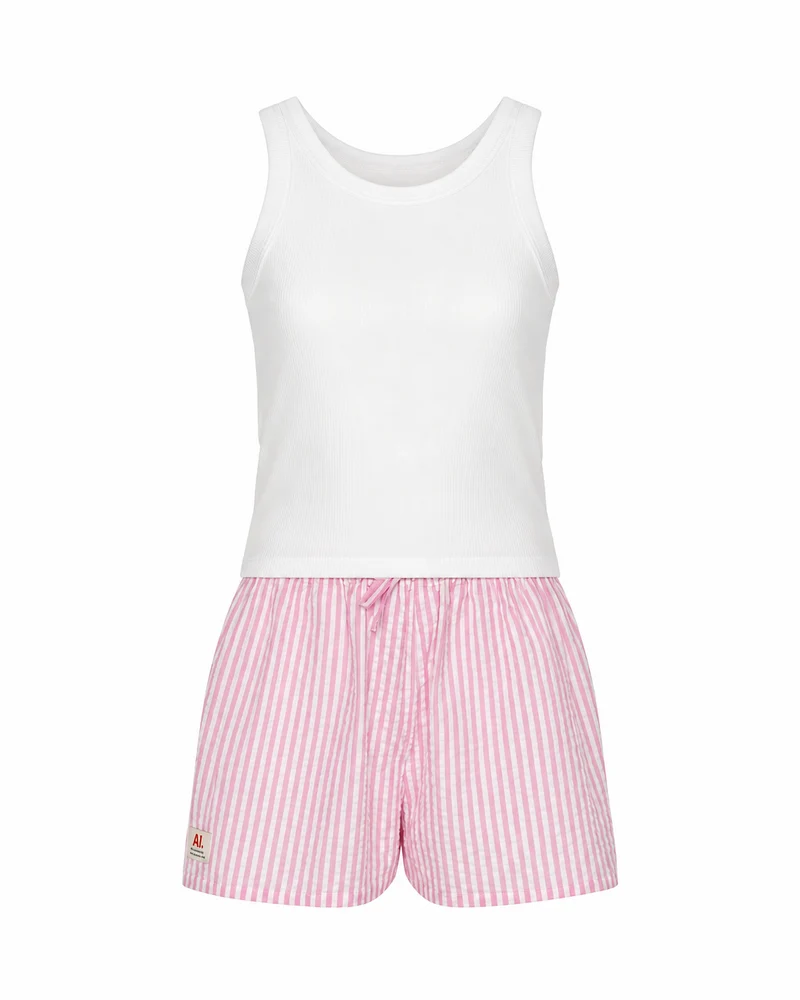 LA PAJAMA SHORT SET