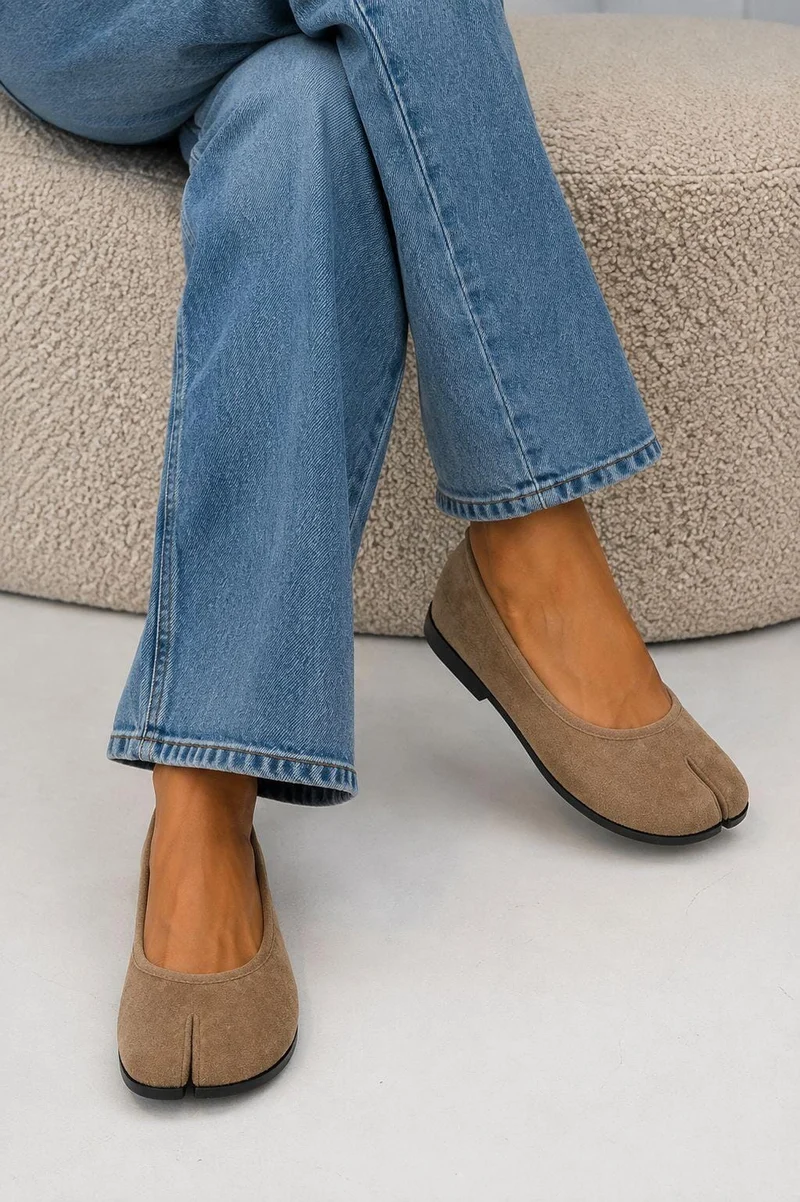 Bloom - Gentian Ballet Flats - Taupe