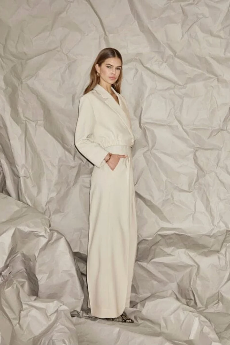Co´Couture - Acilecc Crop Blazer 40065 - 199 - Bone