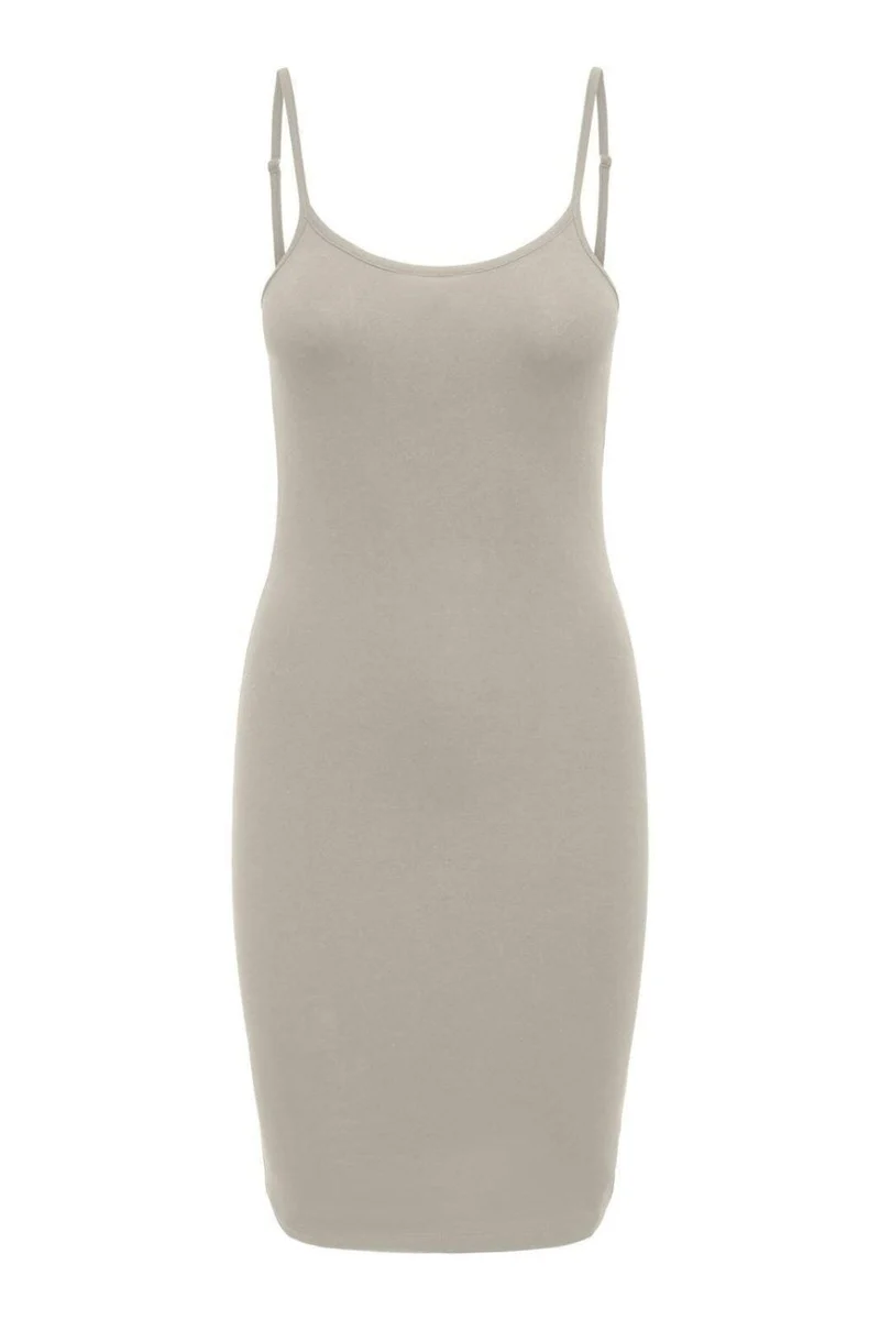 Only - Onllive Love Singlet Dress - 4567365 Silver Lining