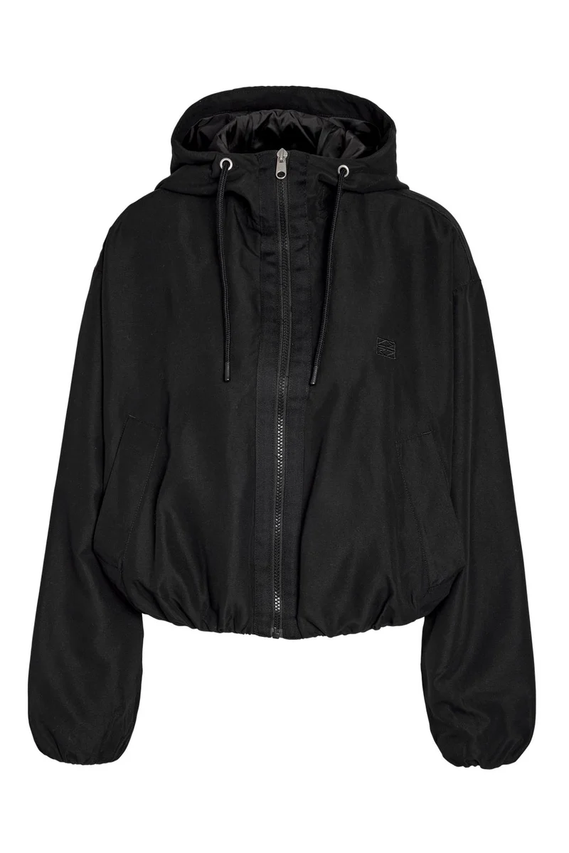 Noisy May - Nmelina L/S Hood Jacket - 5090046 Black