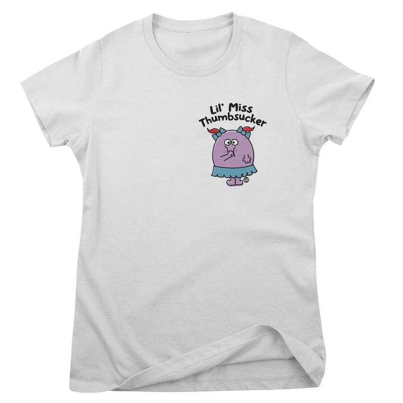 Lil' Miss Thumbsucker - ToddArt Girly Tee