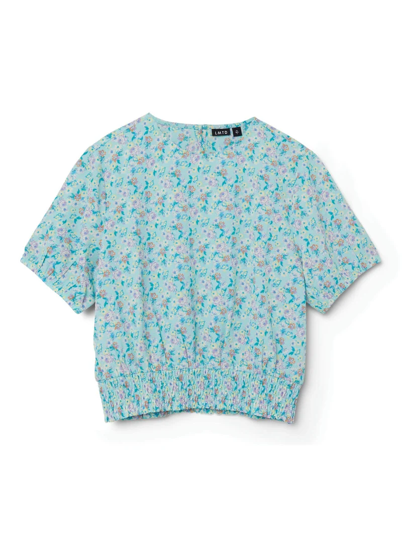 Blommig kort topp