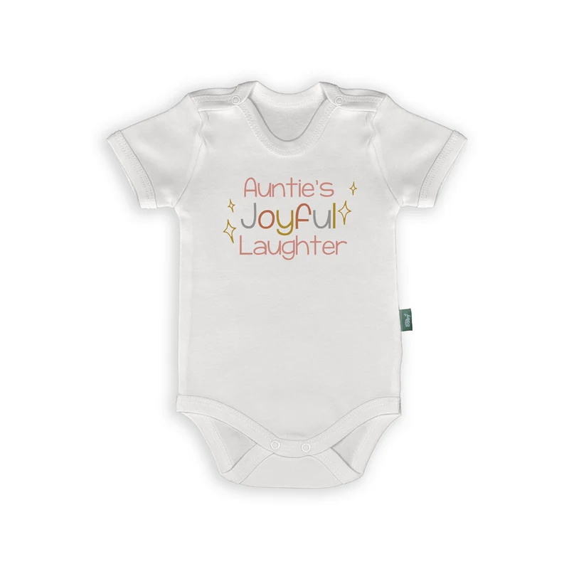 Rompertje met Tekst – “Uncle’s / Auntie’s Joyful Laughter” – Lief Cadeau voor Ooms & Tantes