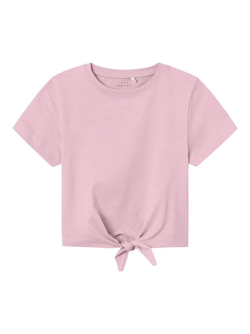 T-shirt med knut detalj