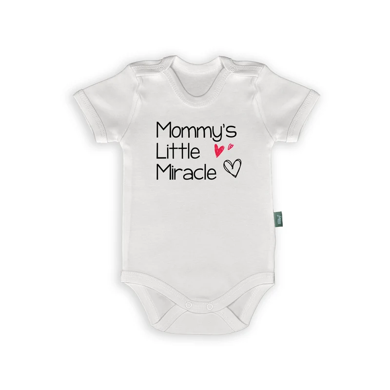 Rompertje met Tekst – “Mommy’s / Daddy’s Little Miracle” – Lief Cadeau voor Ouders
