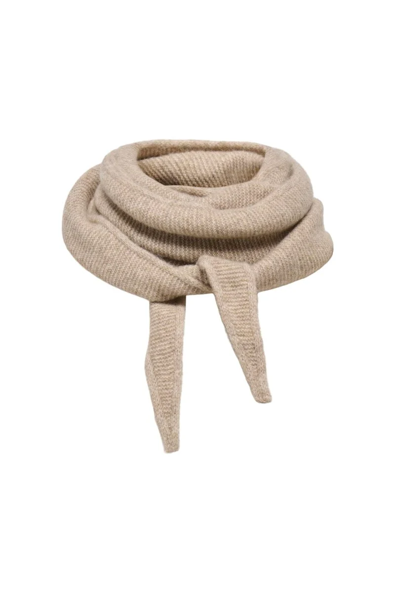 Only - Onlbolette Knitted Scarf Acc - 5008838 Silver Mink Melange