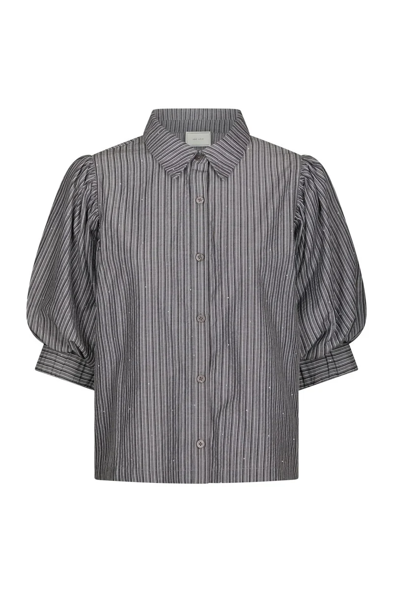 Neo Noir - Etta Stripe B Shirt 169544 - 104 - Dark Grey