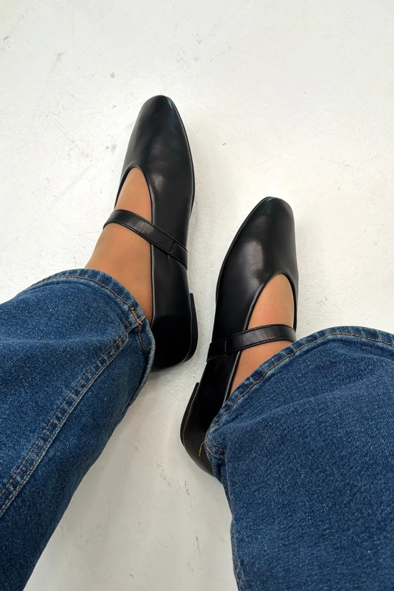 Bloom - Verbena Ballet Flats - Black