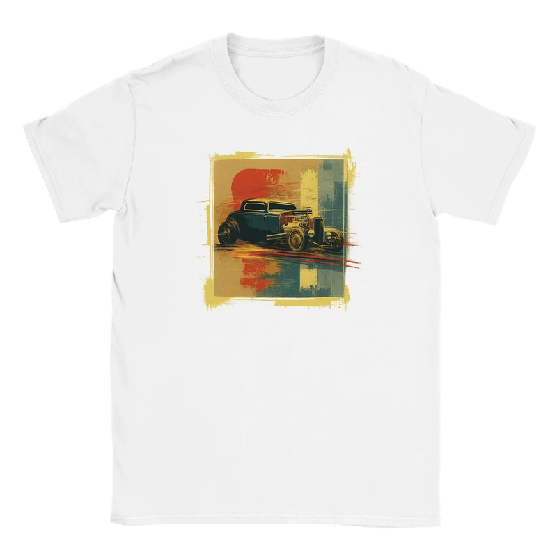 T-shirt - Retro Hot Rod Art