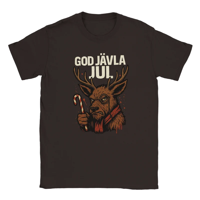 T-shirt - God jävla jul renen